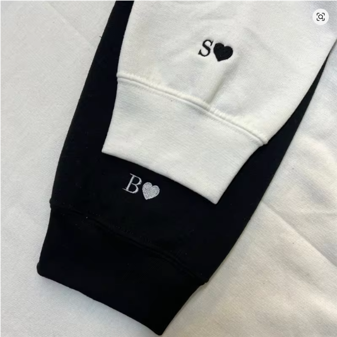 Custom Embroidered Roman Numeral Hoodie