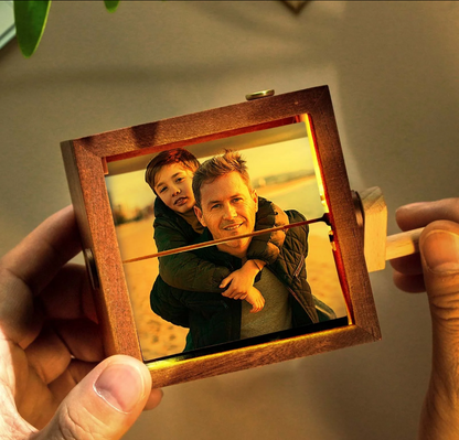 Custom Photo Wood Flipbook