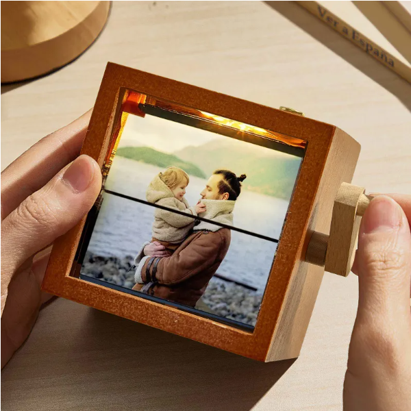 Custom Photo Wood Flipbook
