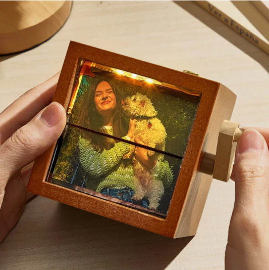 Custom Photo Wood Flipbook